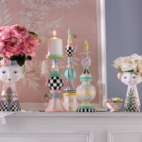 Rosy Meadow Short Finial