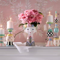 Rosy Meadow Tall Lady Vase