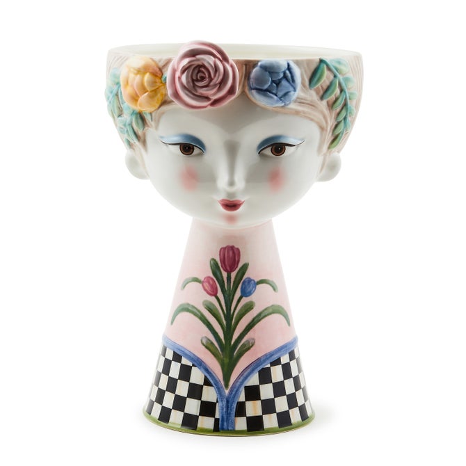 Rosy Meadow Tall Lady Vase image number 0