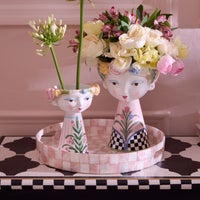 Rosy Meadow Short Lady Vase