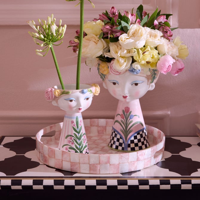 Rosy Meadow Short Lady Vase image number 1