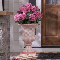 Rosy Check Pedestal Urn