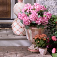 Rosy Stripe Urn
