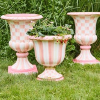 Rosy Stripe Urn