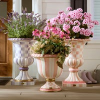 Rosy Stripe Urn