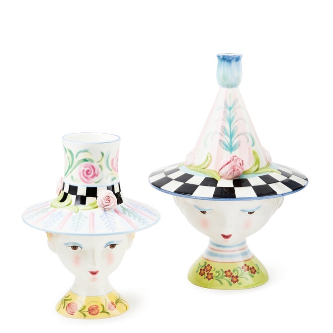 Rosy Meadow Lady Tulip Lidded Vase image number 2