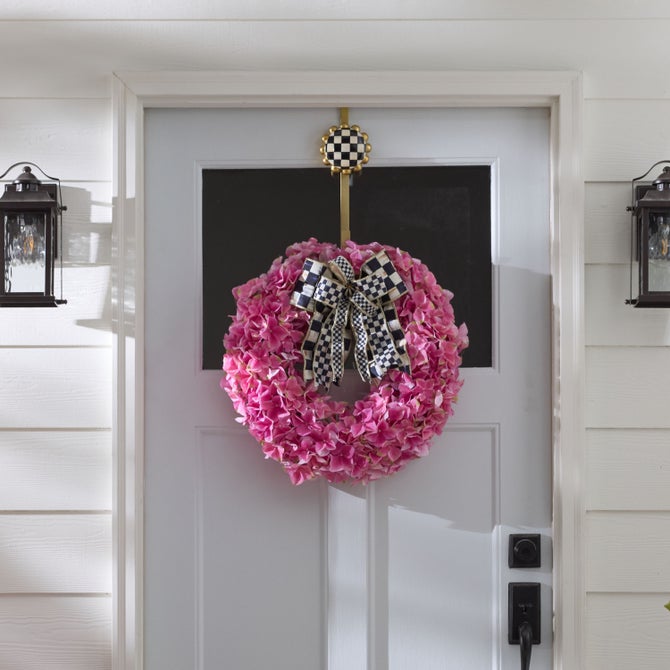 Pink Hydrangea 22" Wreath image number 1