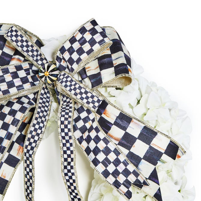 White Hydrangea 22" Wreath image number 1