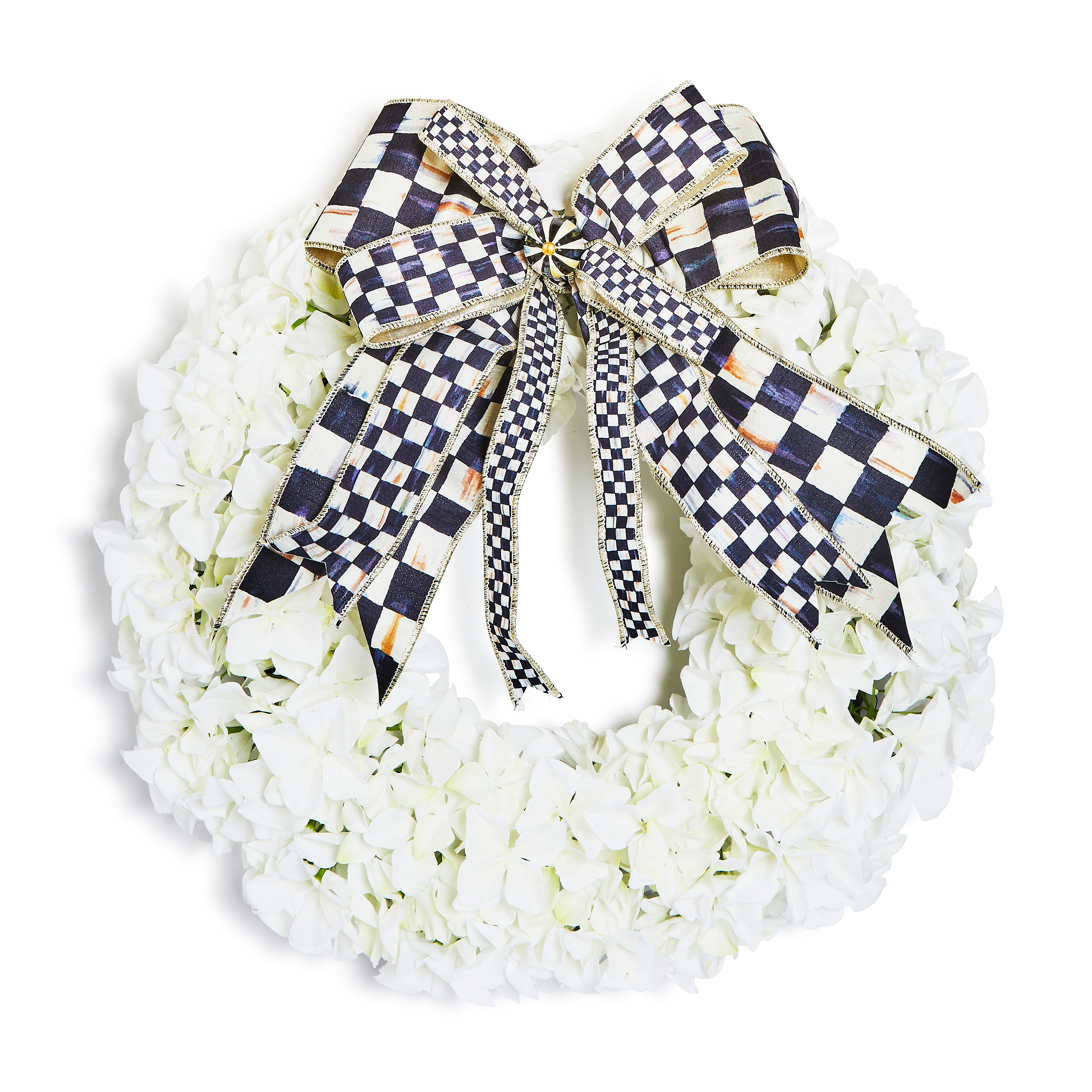 White Hydrangea 22" Wreath