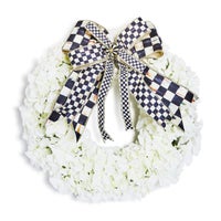 White Hydrangea 22" Wreath