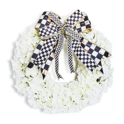 White Hydrangea 22" Wreath