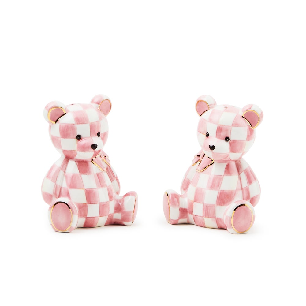 Rosy Bear Salt & Pepper Set mackenzie-childs Panama imagen 1 Rosy Bear Salt & Pepper Set mackenzie-childs Panama imagen 1