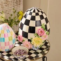 Frolic Spring Floral Tabletop Egg