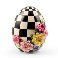 Frolic Spring Floral Tabletop Egg