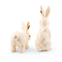 Rosy Check Trophy Bunnies, Set of 2