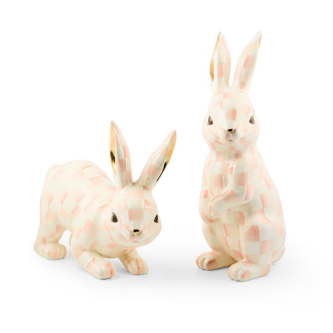 Rosy Check Trophy Bunnies, Set of 2 image number 0