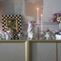 Violet Check Standing Bunny