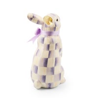 Violet Check Standing Bunny