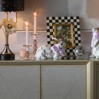 Violet Check Resting Bunny