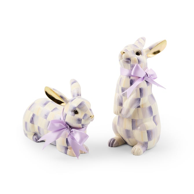 Violet Check Resting Bunny image number 3