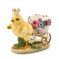 Pansy Party Chick with Cart