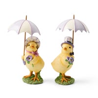 Pansy Party Umbrella Chicks, Set of 2