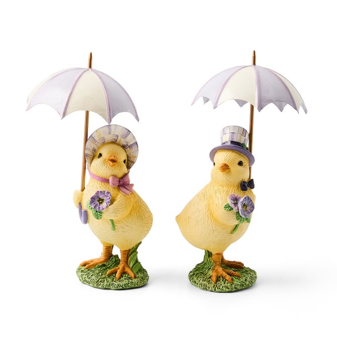 Pansy Party Umbrella Chicks, Set of 2 image number 0