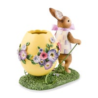 Pansy Party Bunny and Cart Centerpiece