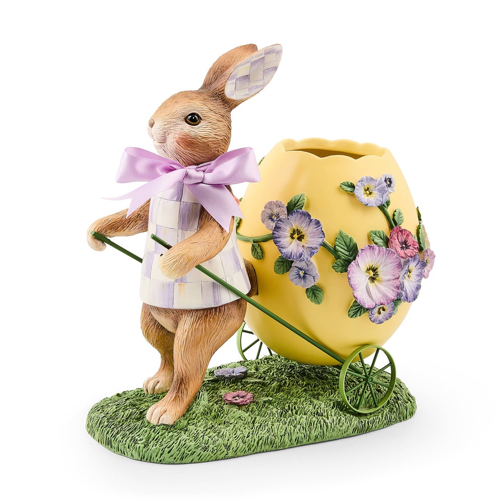 Pansy Party Bunny and Cart Centerpiece mackenzie-childs Panama imagen 1