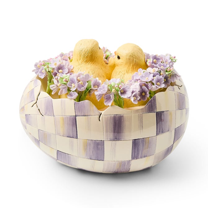 Violet Check Peekaboo Egg image number 2