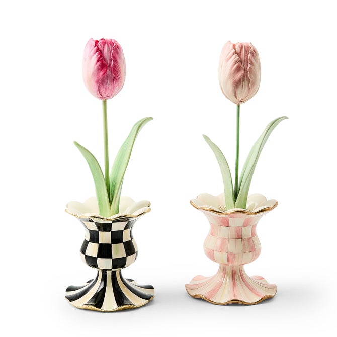 Rosy Garden Tulip in Vase image number 2