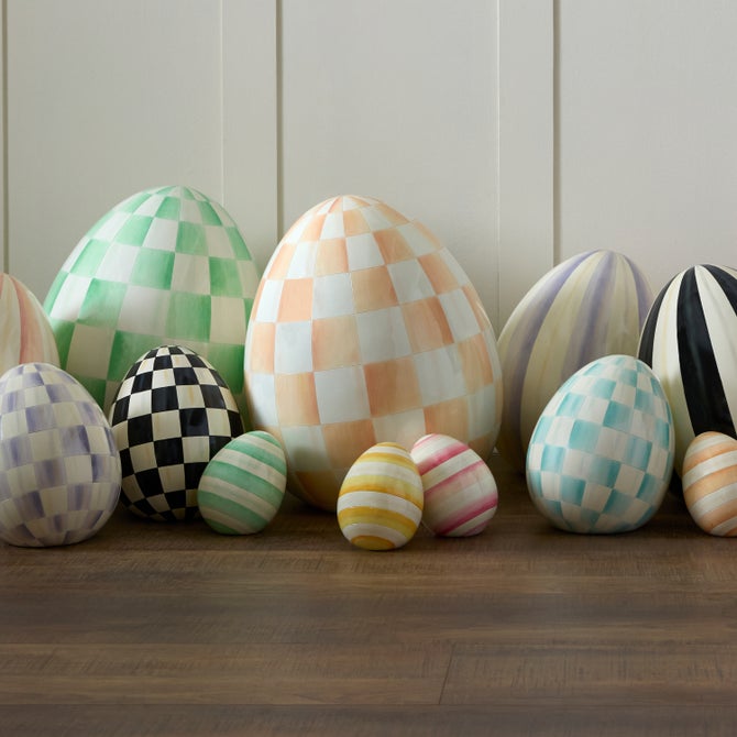 Coral Check Large Egg image number 1