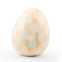 Coral Check Large Egg