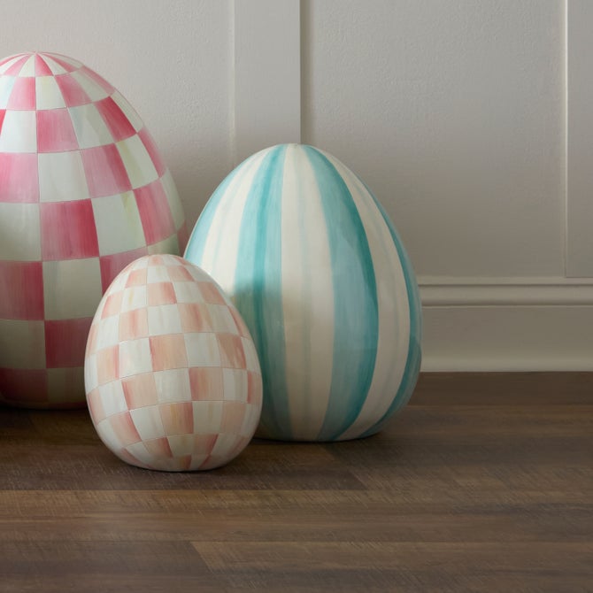 Aqua Stripe Medium Egg image number 2