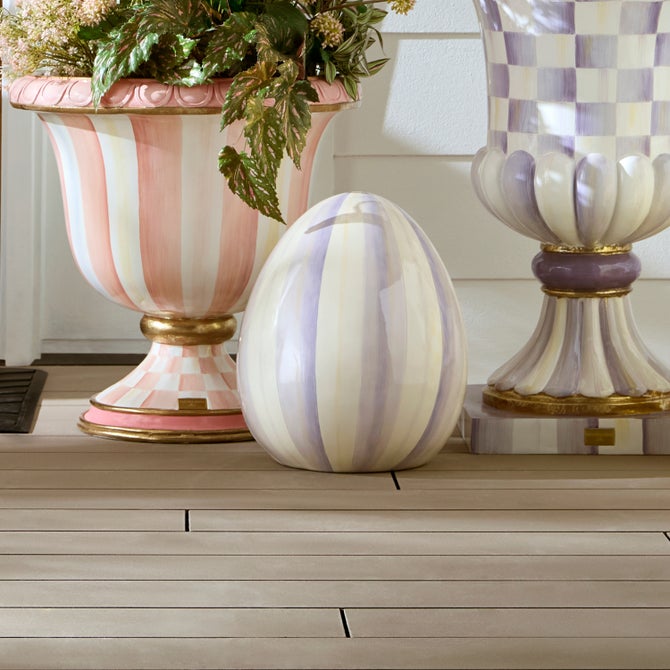 Violet Stripe Medium Egg image number 1