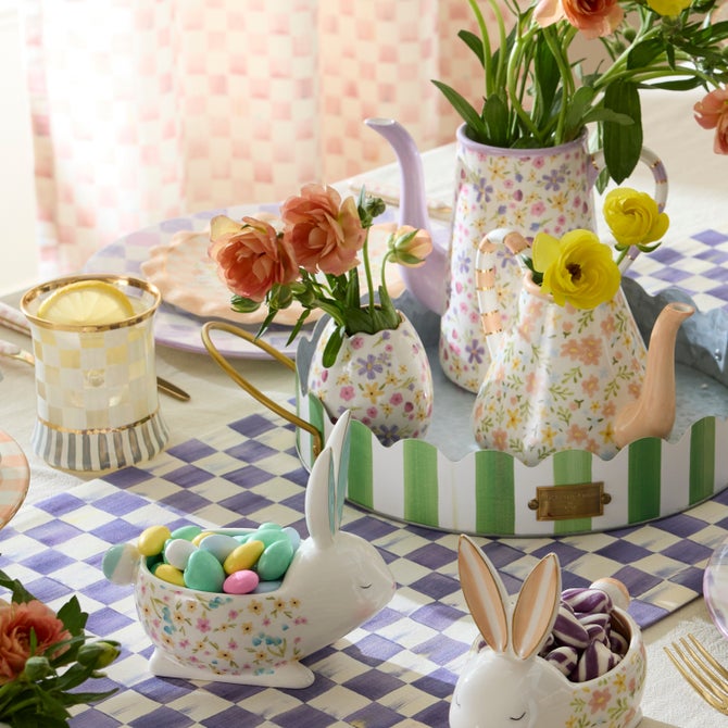 Posie Patch Ceramic Egg Vases, Set of 3 image number 2