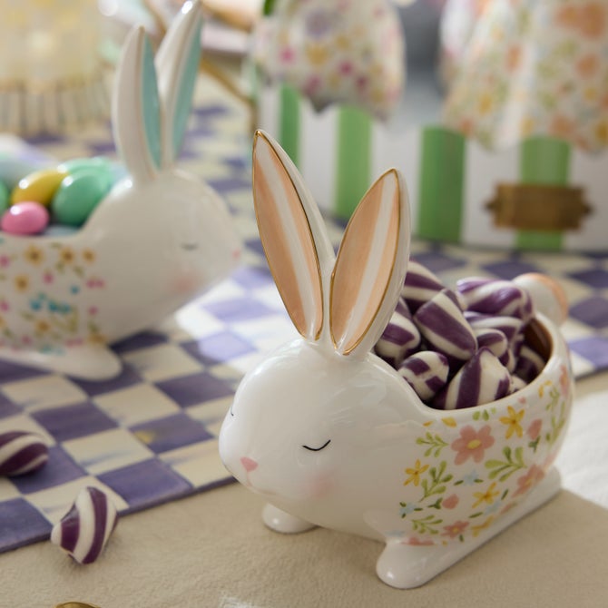 Posie Patch Ceramic Rabbit Candy Dishes, Set of 3 image number 1