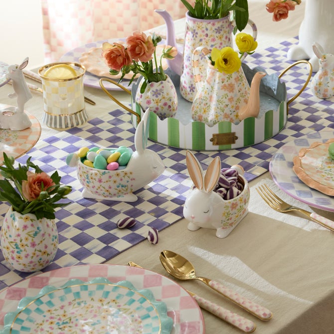 Posie Patch Ceramic Rabbit Candy Dishes, Set of 3 image number 3