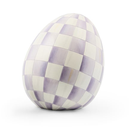 Violet Check Small Egg