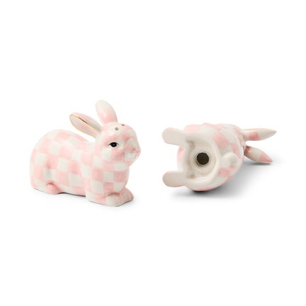 Rosy Check Bunny Salt and Pepper Set