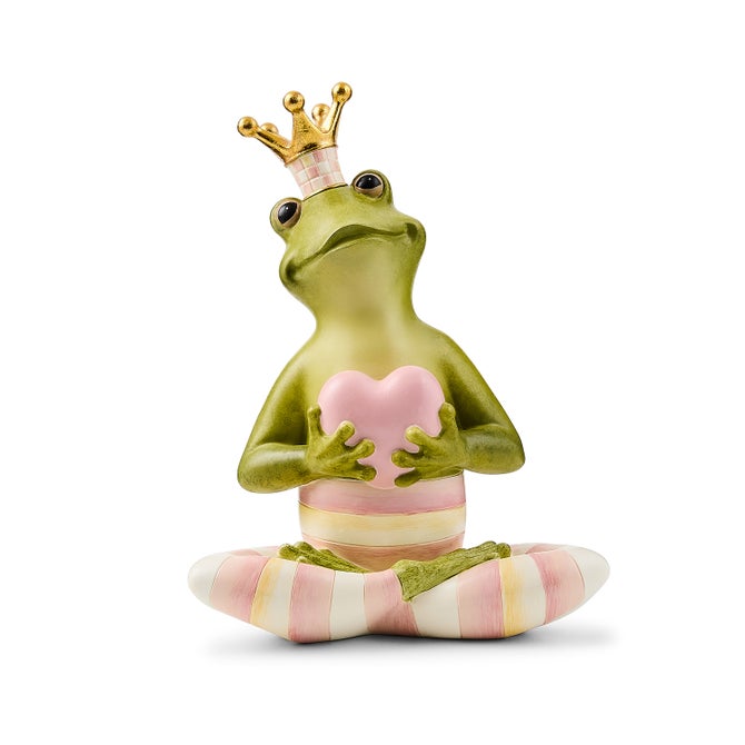 Rosy Fergal the Frog with Heart Decor image number 0