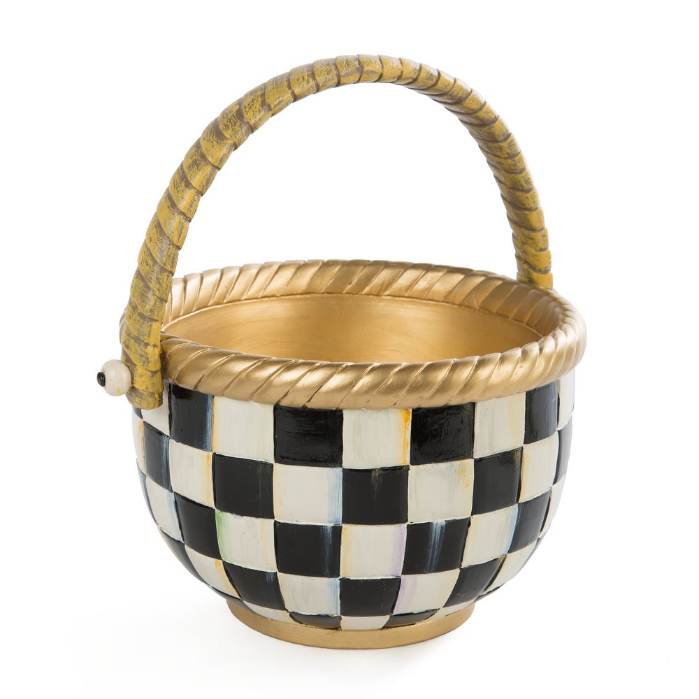 Courtly Check Large Basket mackenzie-childs Panama imagen 1