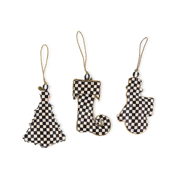 Cozy Holiday Beaded Ornaments, Set of 3 image number 1