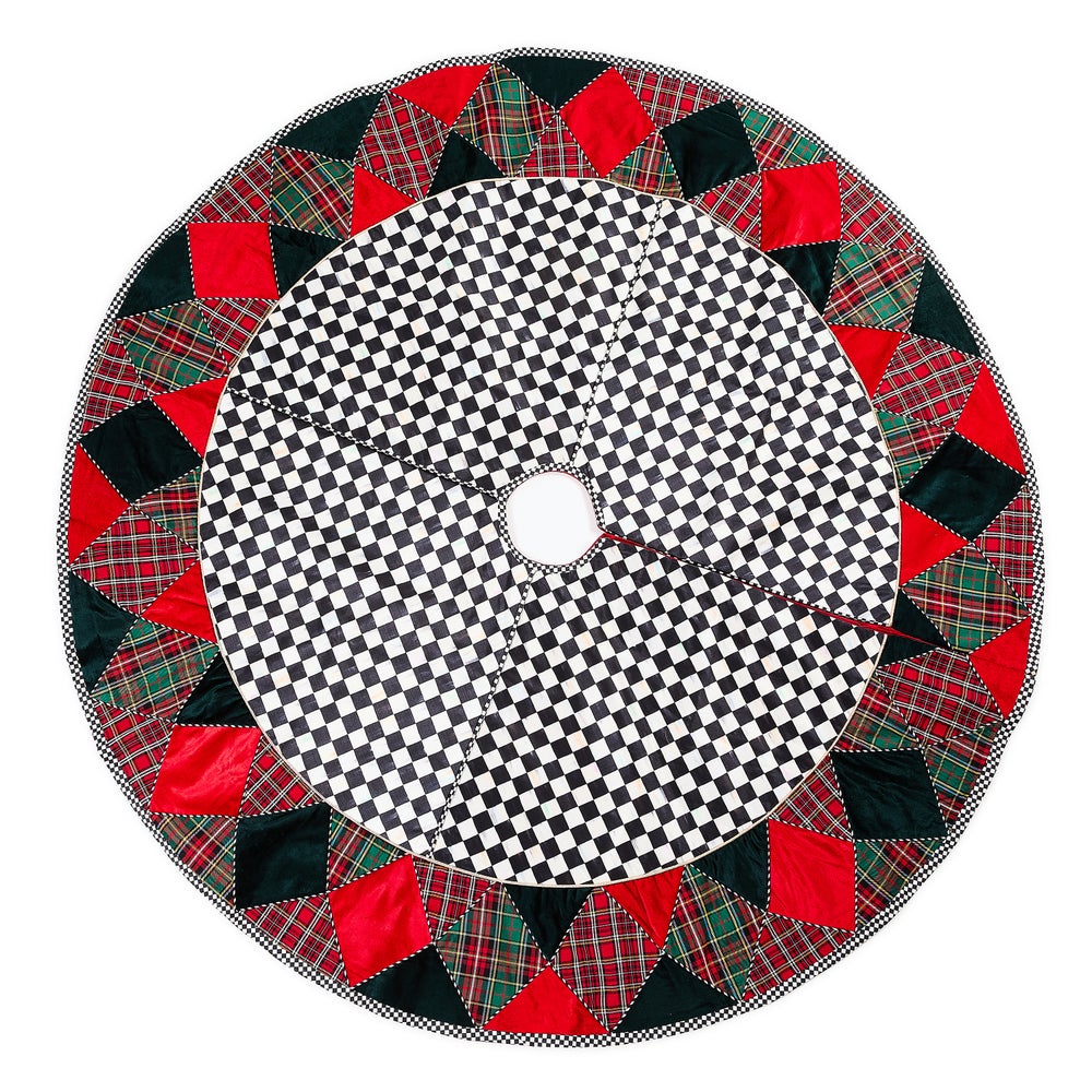 Tartan Tree Skirt mackenzie-childs Panama imagen 1 Tartan Tree Skirt mackenzie-childs Panama imagen 1