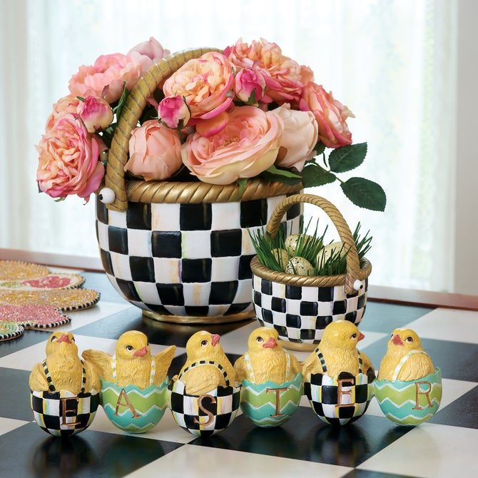 Courtly Check Small Basket image number 6
