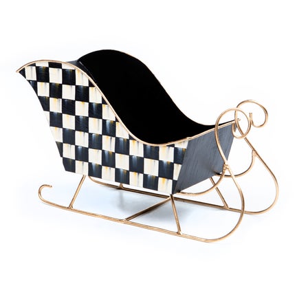 Courtly Check Medium Tin Sleigh