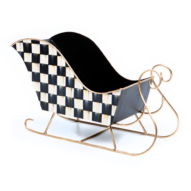 Courtly Check Medium Tin Sleigh image number 0