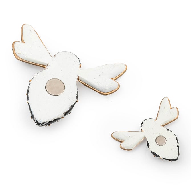 Courtly Check Bee Magnets, Set of 2 image number 3