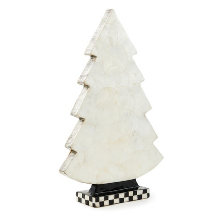 Farmhouse Holiday Capiz Forest Tree