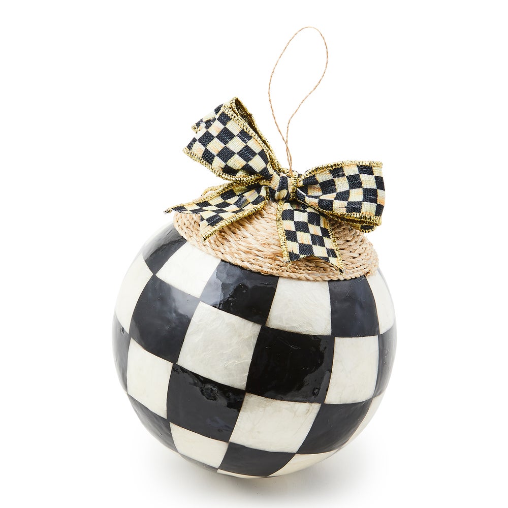 Check Capiz Jumbo Ball Ornament mackenzie-childs Panama imagen 1